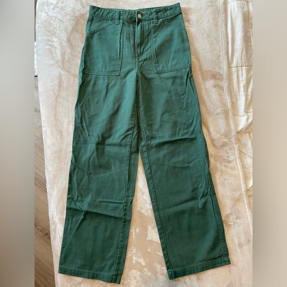 H&M green cargo pants